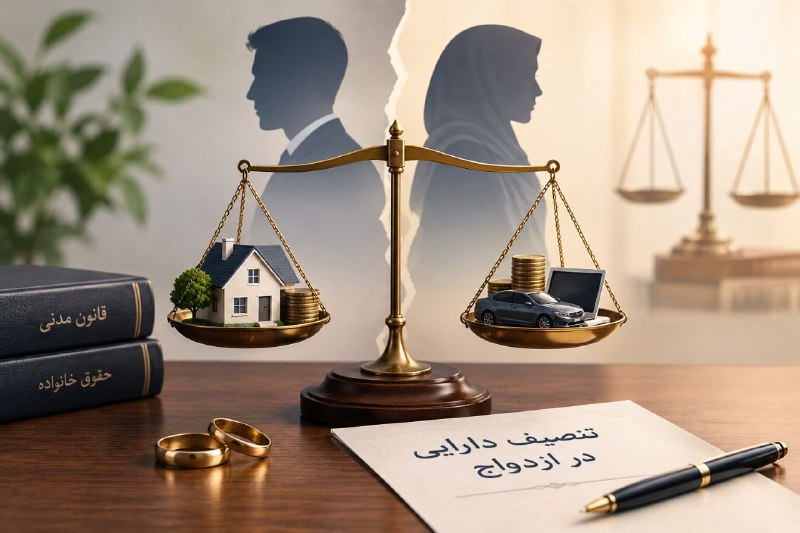 تنصیف دارایی در ازدواج دائم
