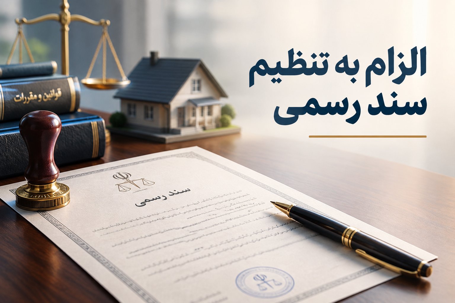 الزام به تنظیم سند